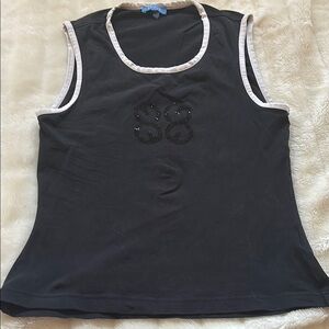 Escada Black Tank Top